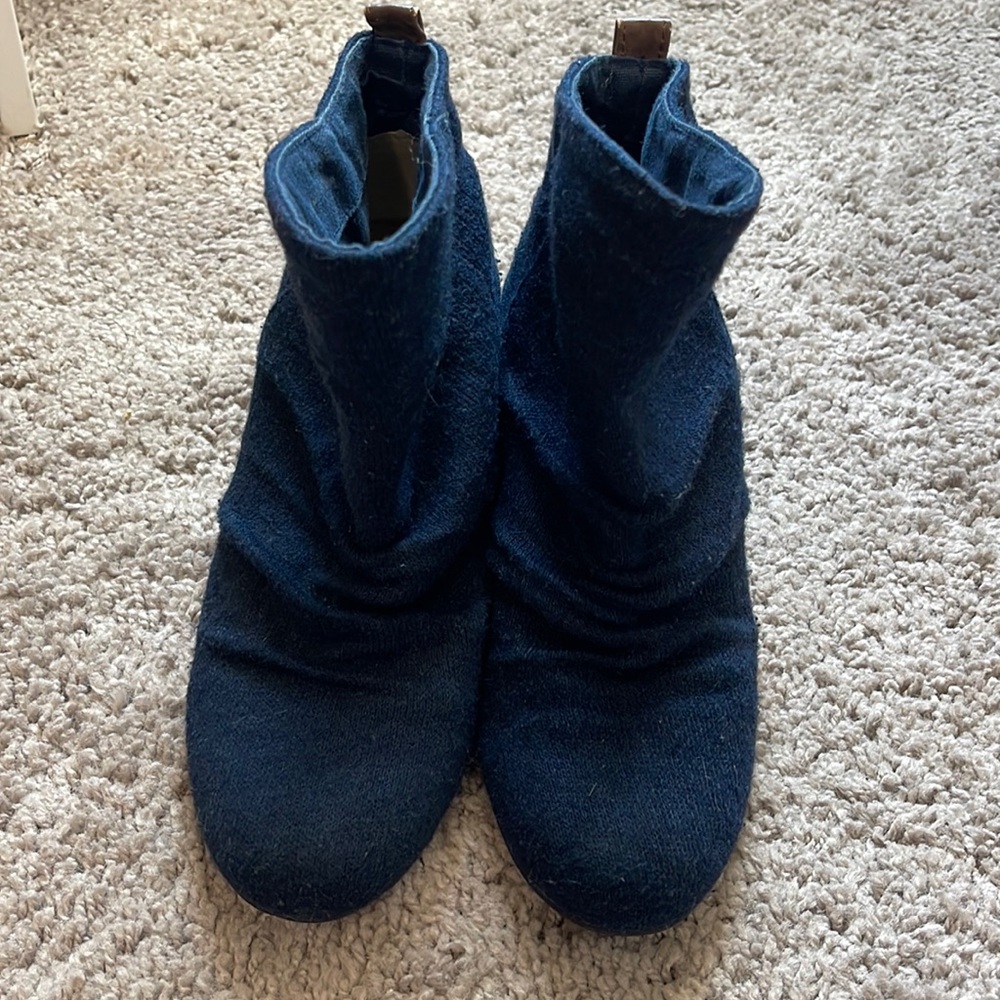 Dark Blue Aldo Ankle booties size 37